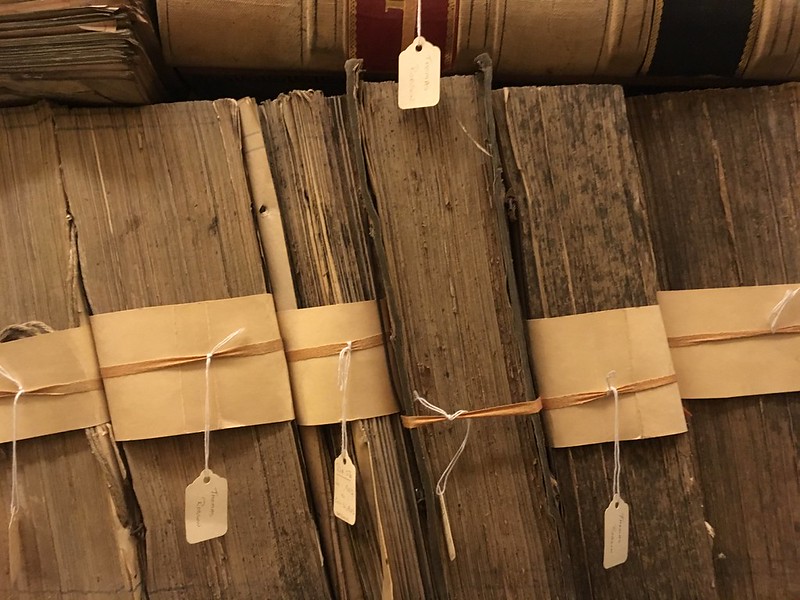 Photograph of Archival Documents by Jane Thaler
